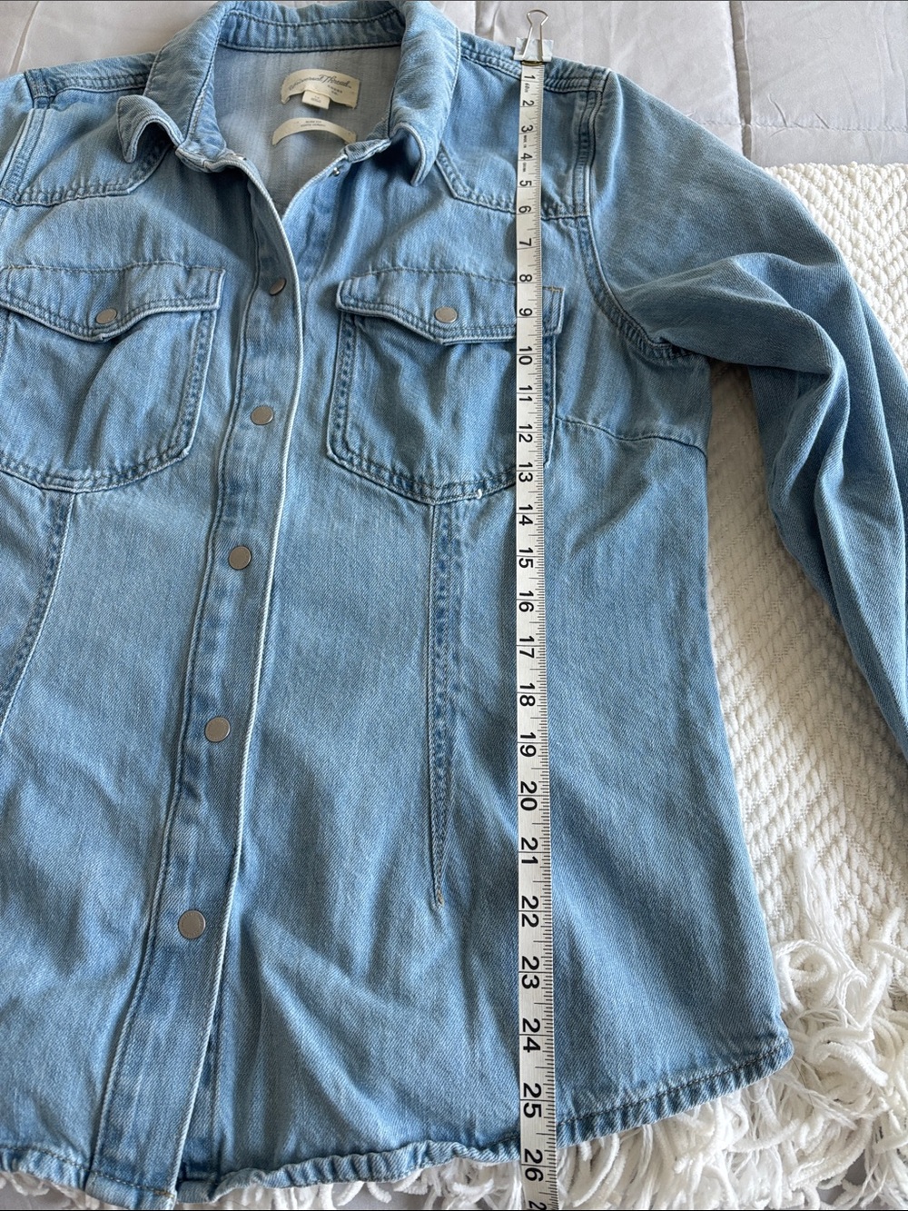 Denim button down shirt - Picture 7 of 9